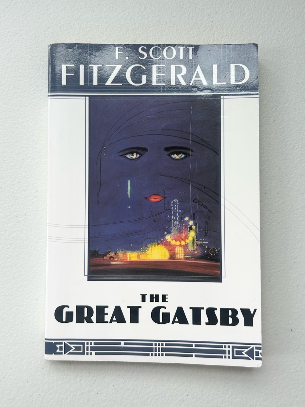 Great Gatsby Book by F. Scott Fitzgerald Classic Tragedy Jazz Age 2004 Paperback